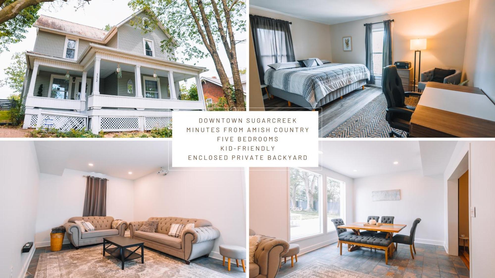 Villa Downtown Escape Great For Large Families & Groups Sugarcreek Exterior foto